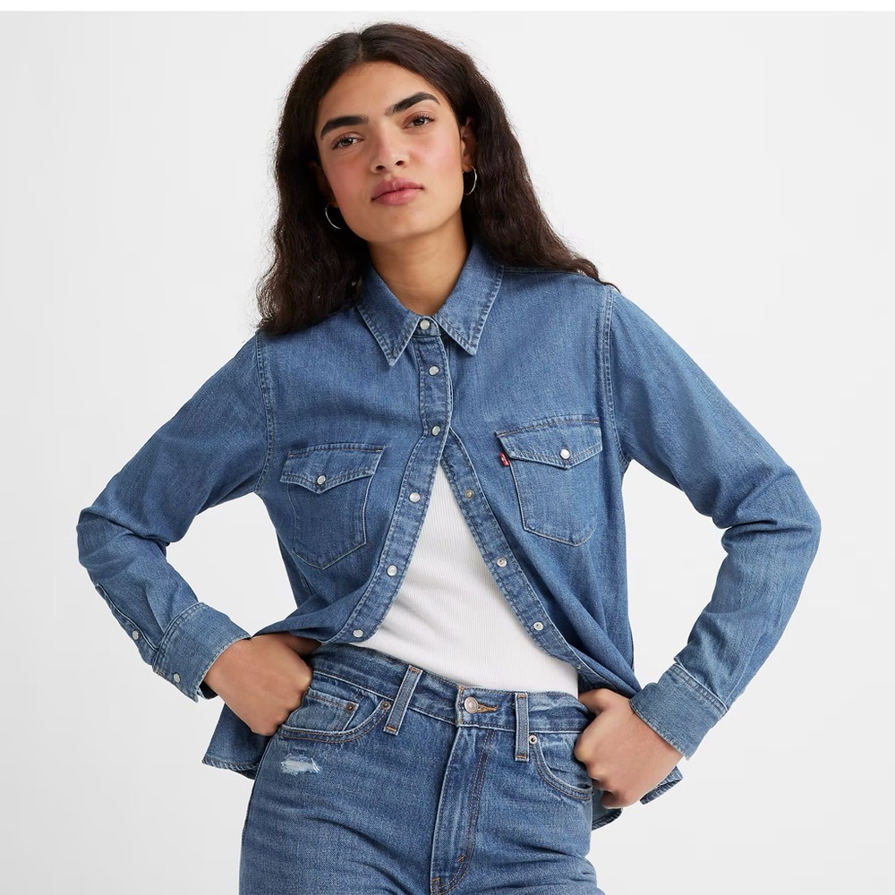 Levi's Iconic Denim Western Shirt